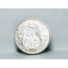 GREAT BRITAIN UK 1912 . HALF 1/2 CROWN . KING GEORGE V